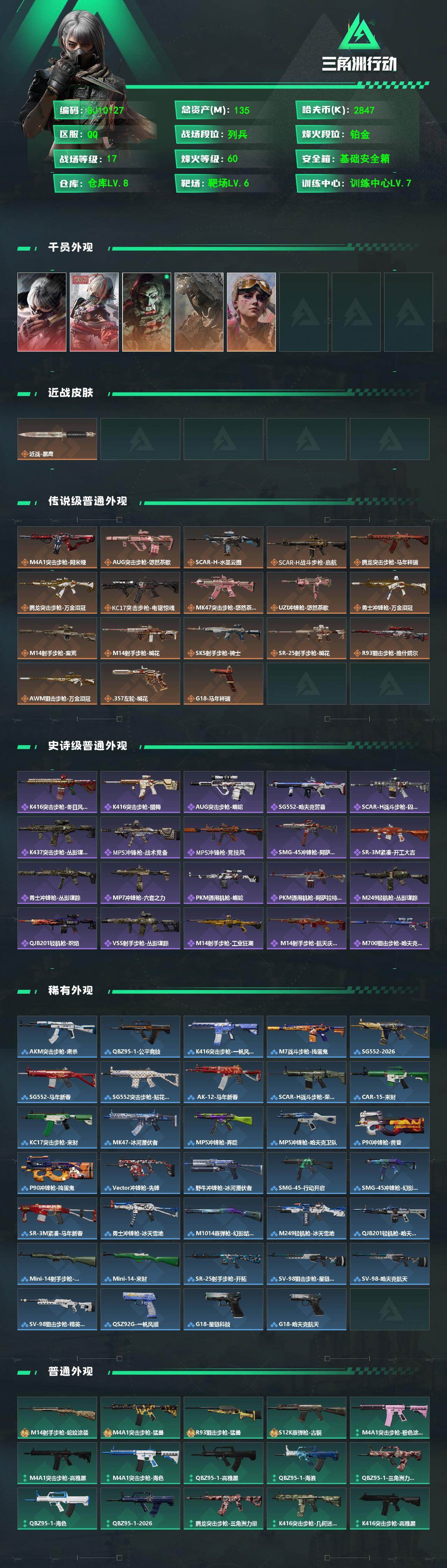 SJZEY4101153三角洲行动账号详情图2