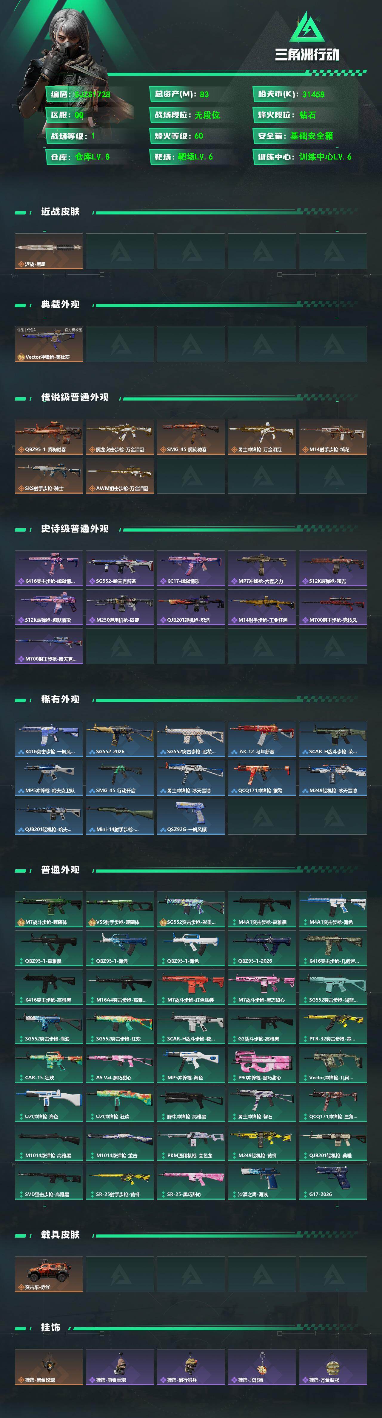 SJZEY4101351三角洲行动账号详情图2