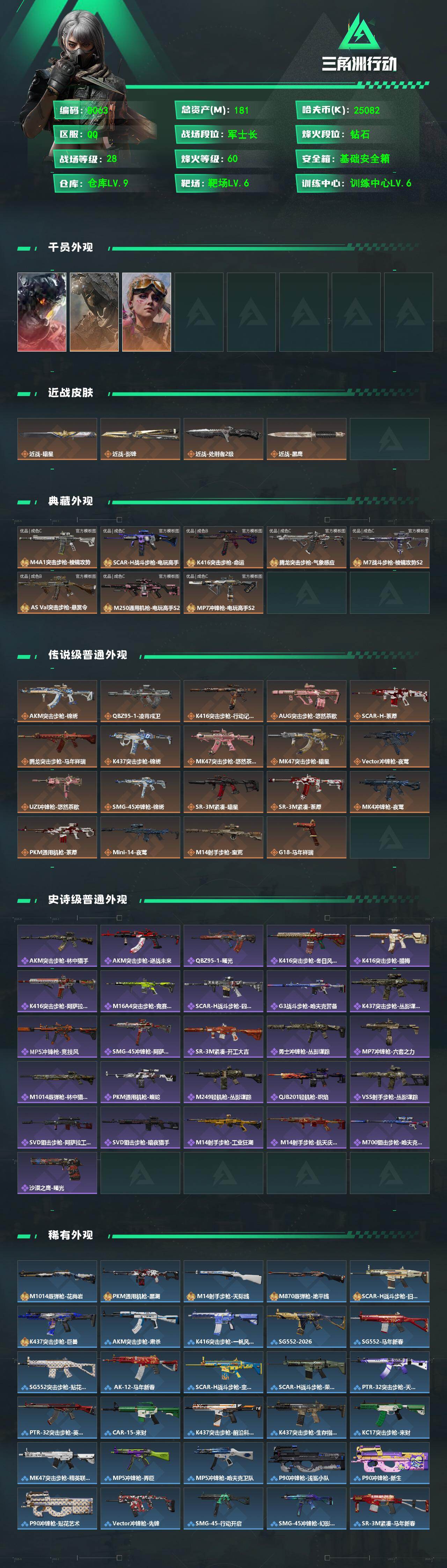 SJZCMW4107703三角洲行动账号详情图2