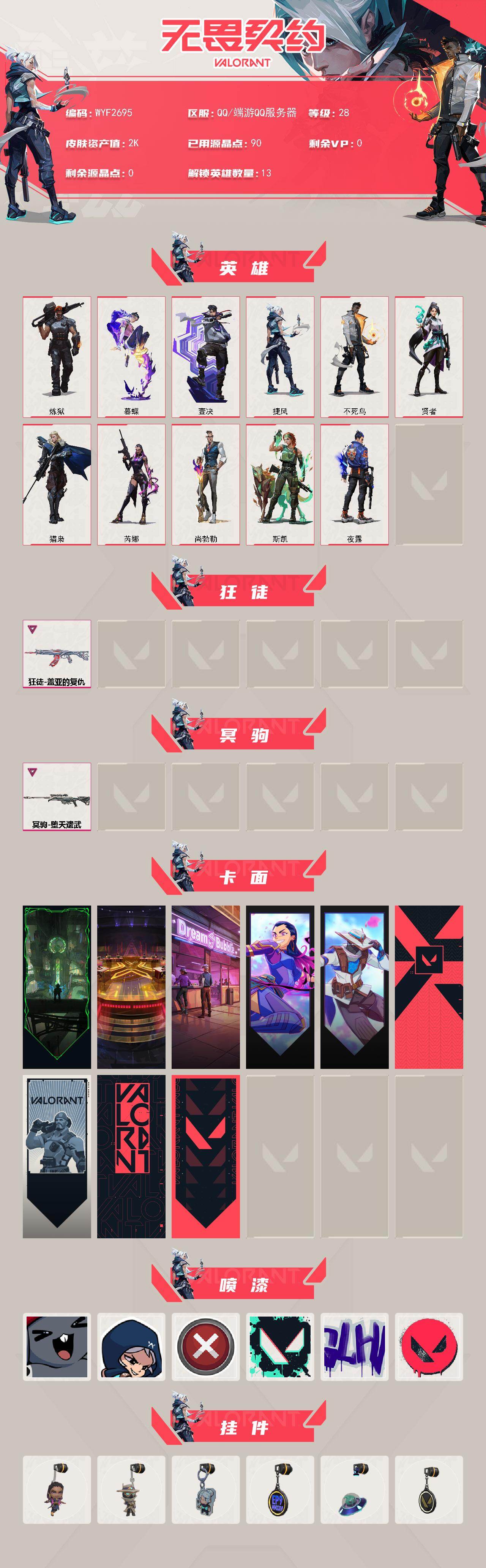 WWQEY432978无畏契约账号详情图2