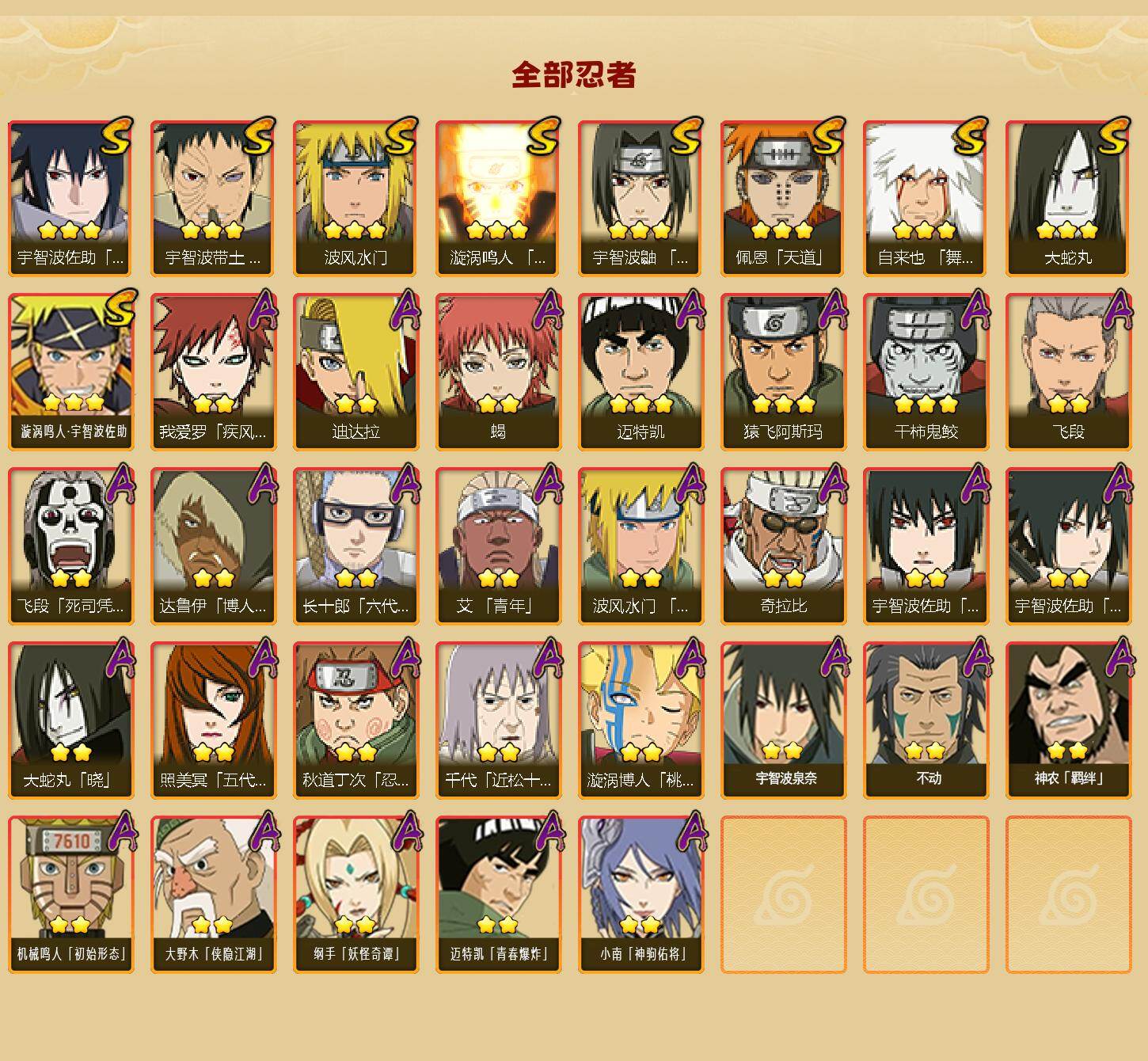 HYEY431262火影忍者账号详情图2