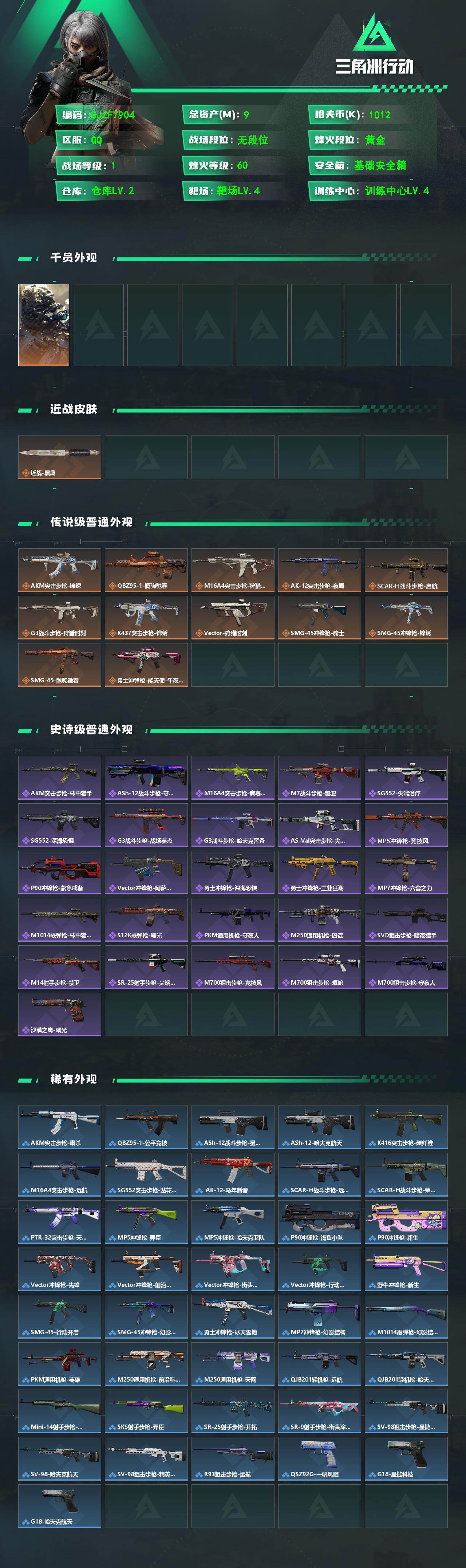 SJZEY4101448三角洲行动账号详情图2