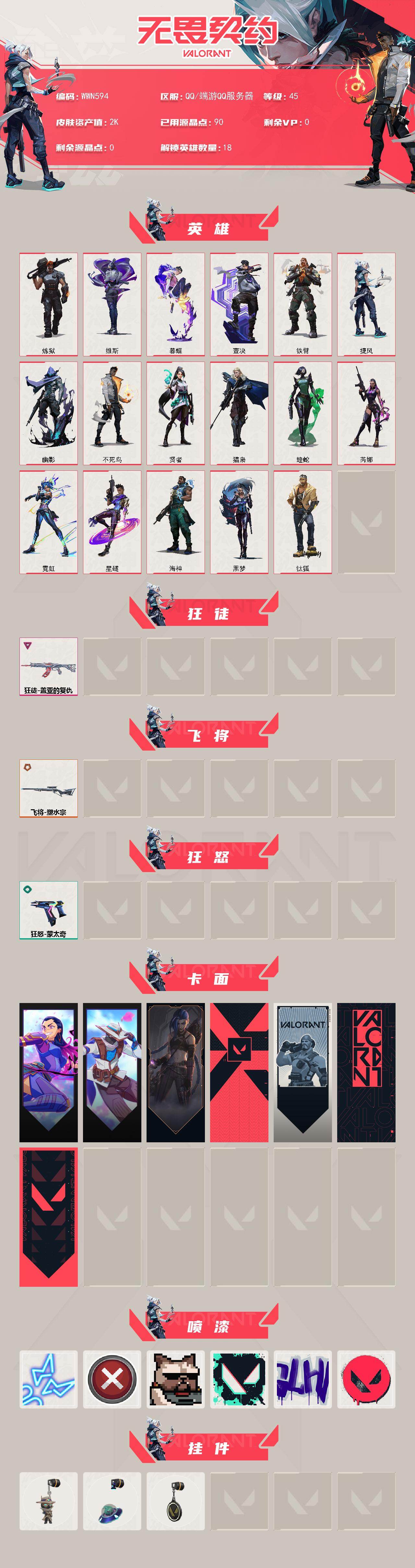 WWQEY433232无畏契约账号详情图2