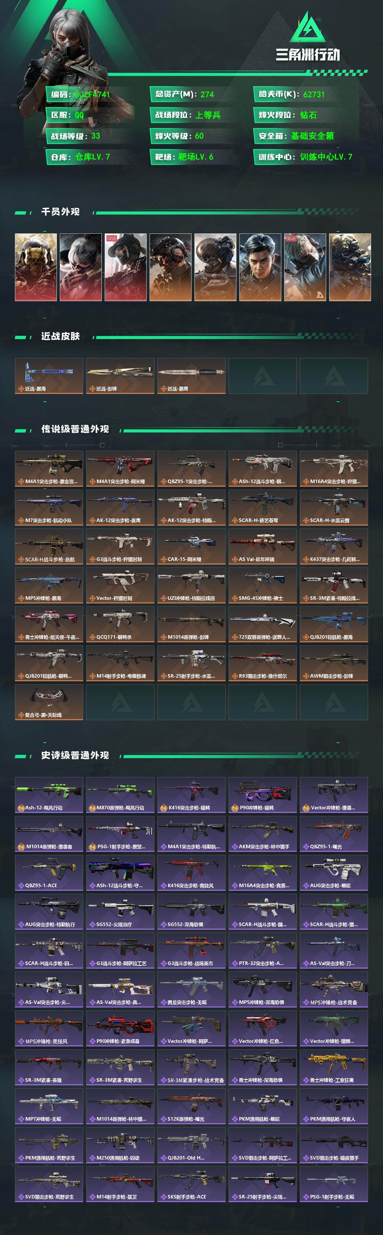 SJZEY4102107三角洲行动账号详情图2