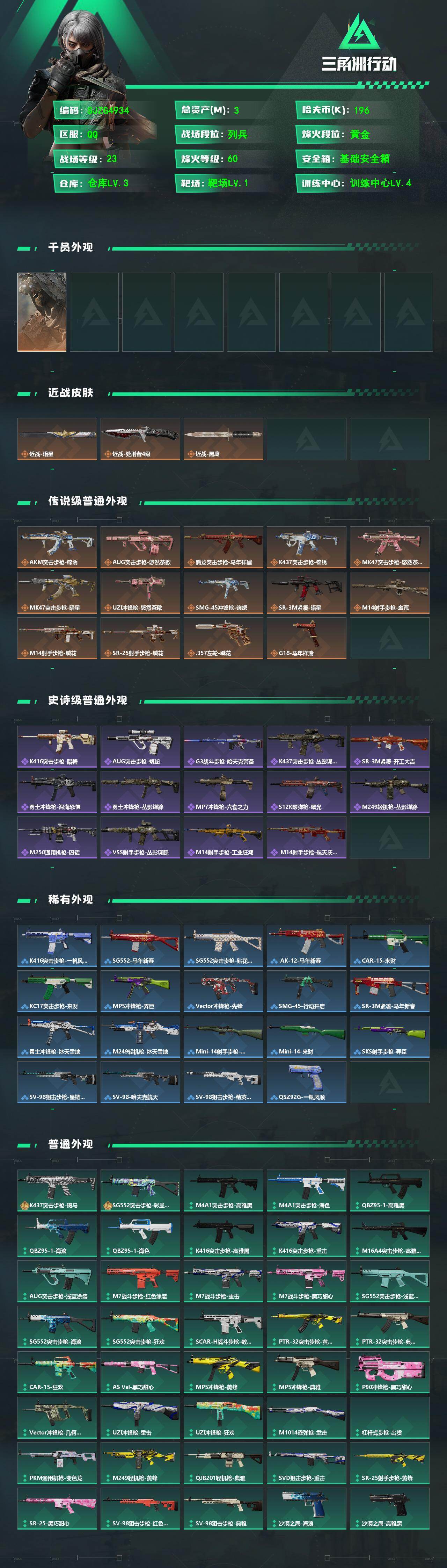 SJZEY4101603三角洲行动账号详情图2