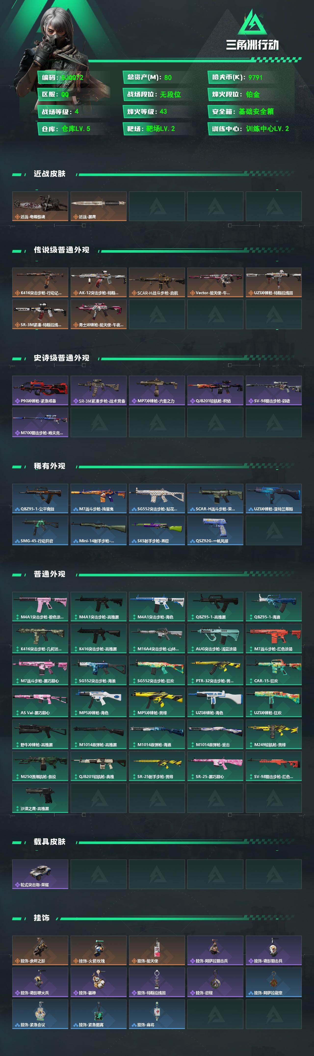 SJZEY4101739三角洲行动账号详情图2