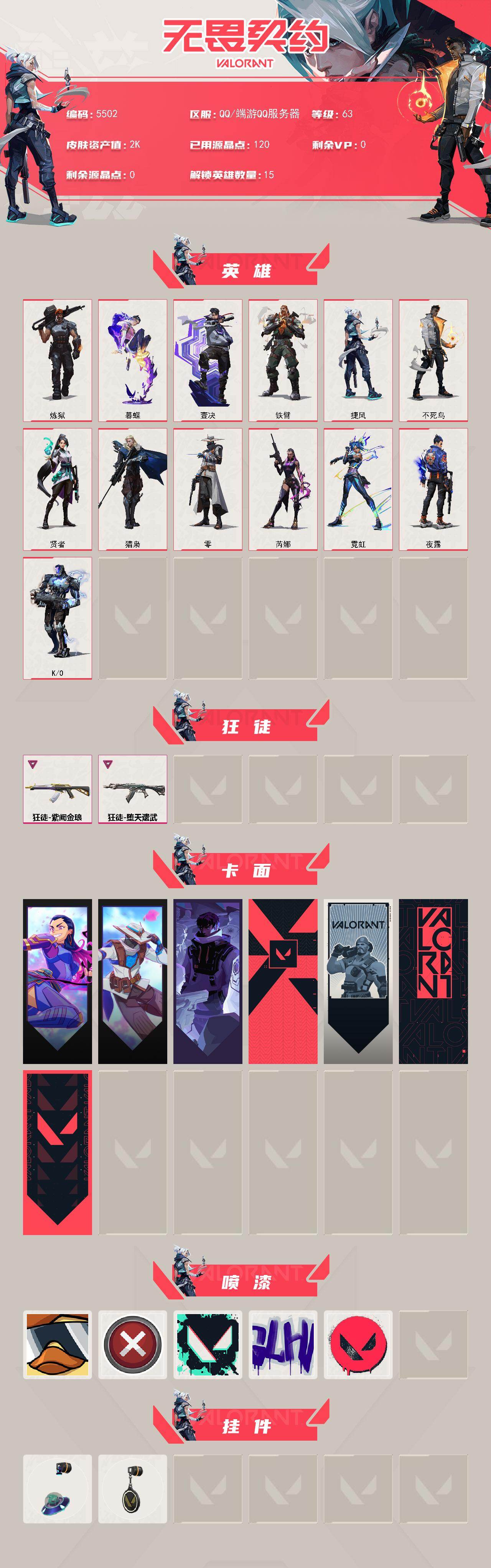 WWQXL433246无畏契约账号详情图2