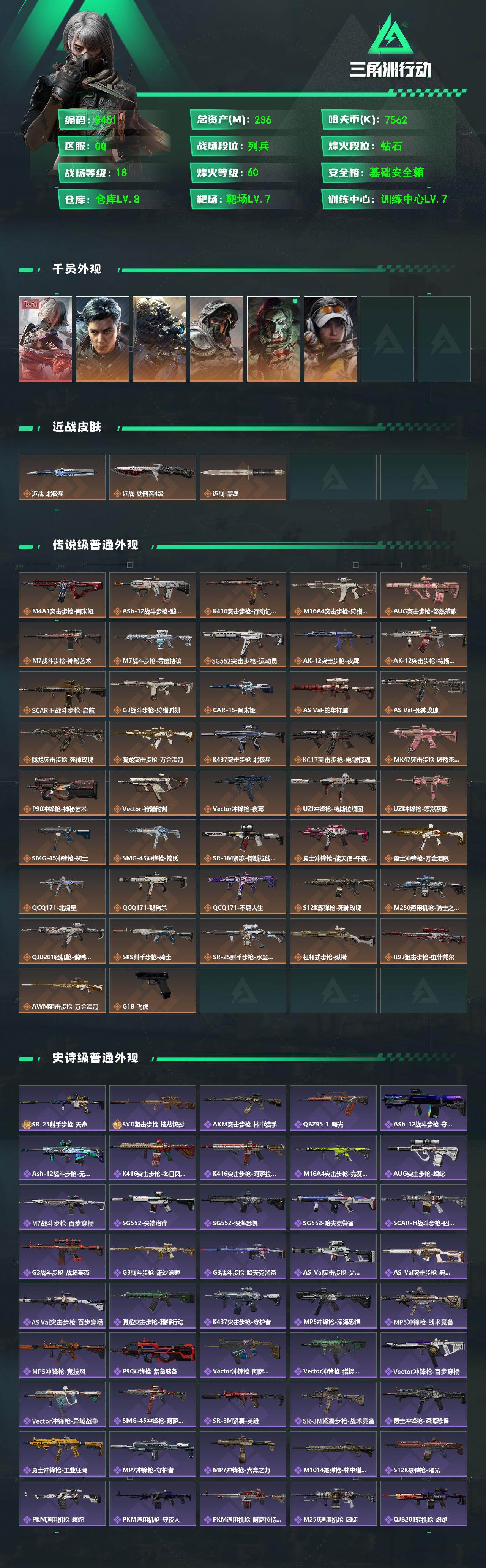 SJZCMW4108785三角洲行动账号详情图2