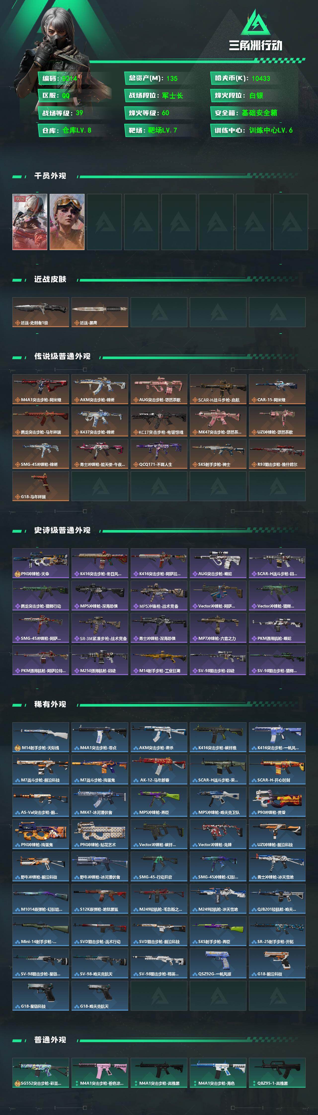 SJZPX4102158三角洲行动账号详情图4