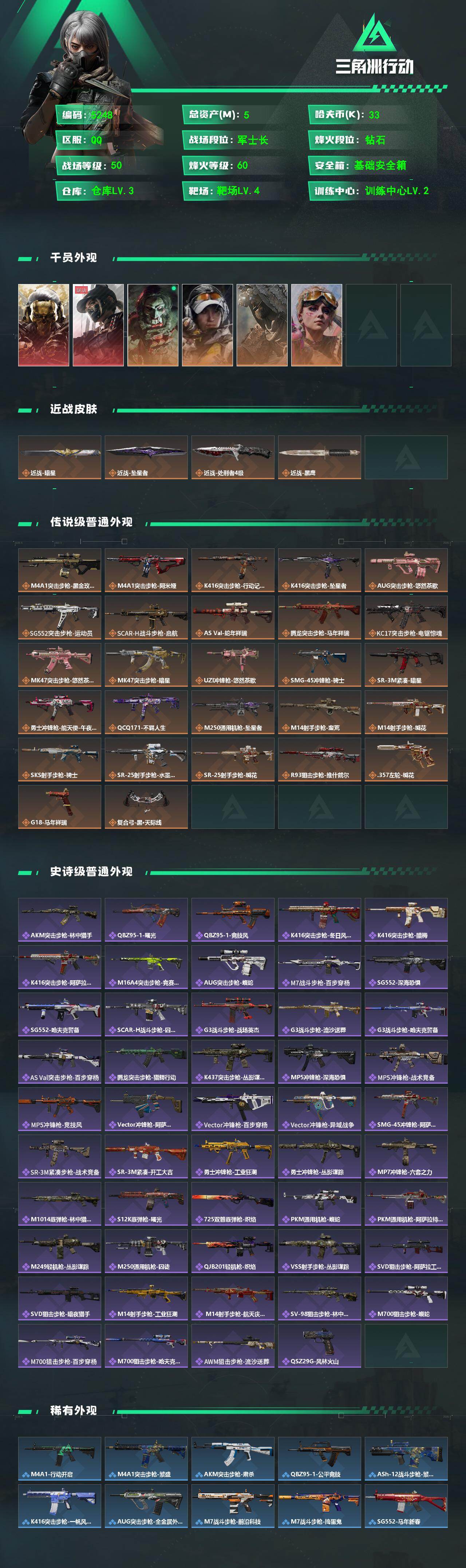 SJZPX4102281三角洲行动账号详情图4