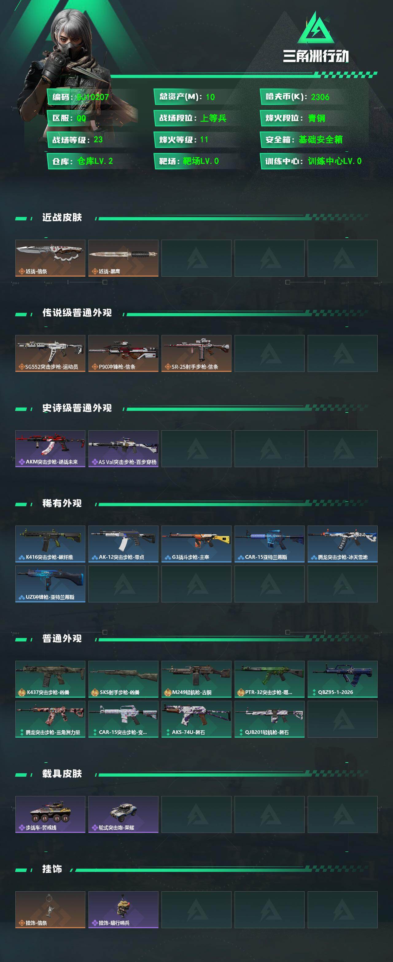 SJZEY4102330三角洲行动账号详情图2