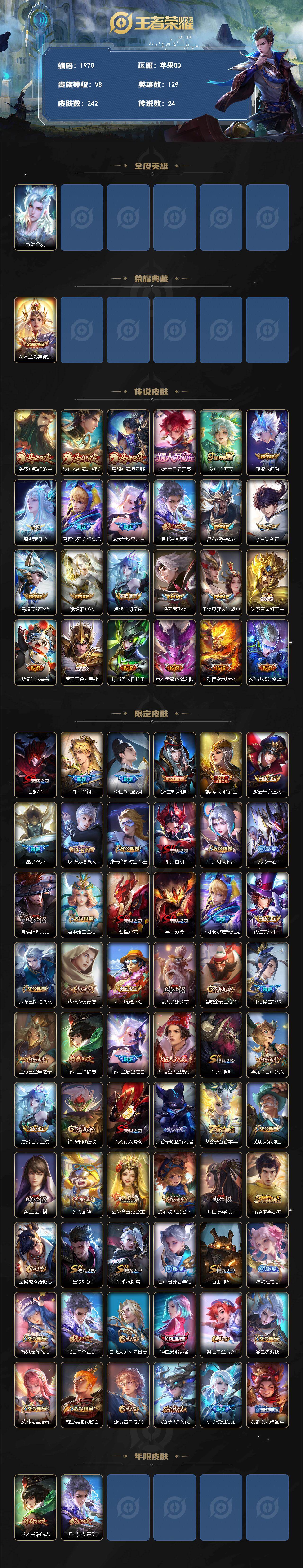 WZLX4318898王者荣耀账号详情图2