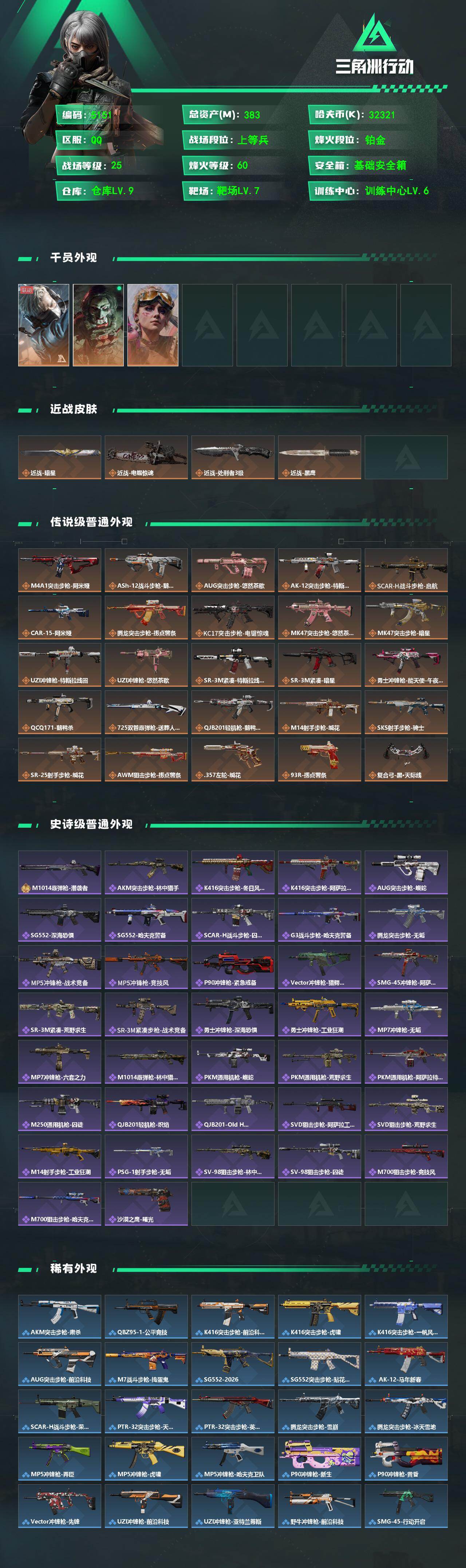 SJZPX4101924三角洲行动账号详情图4