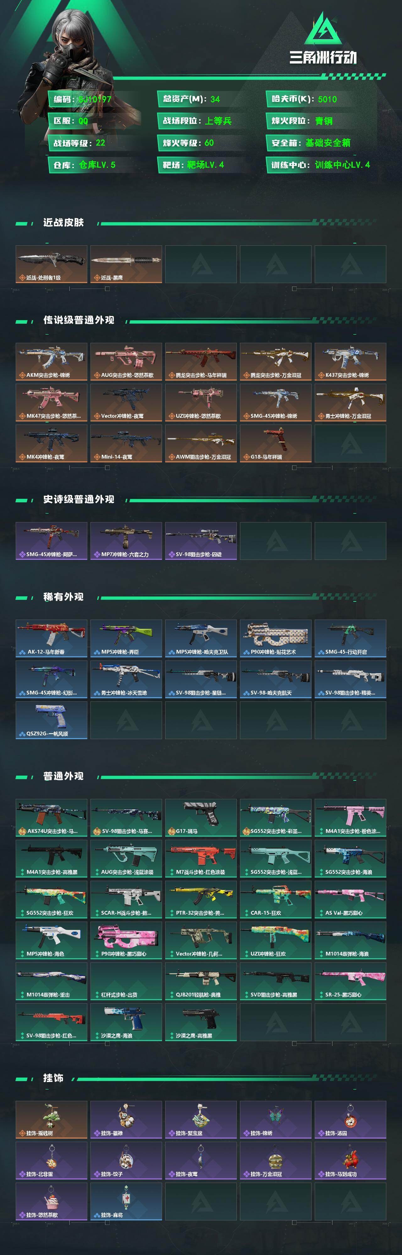 SJZEY4102260三角洲行动账号详情图2