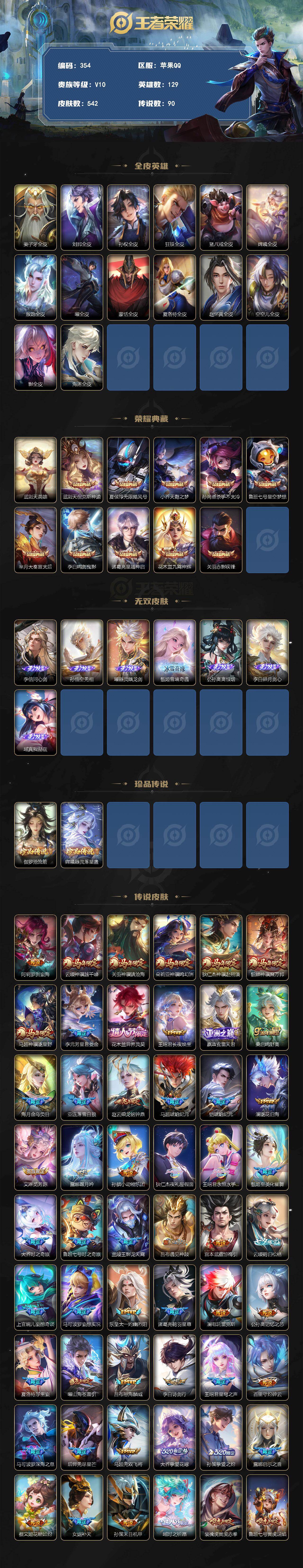 WZCMW4338835王者荣耀账号详情图2