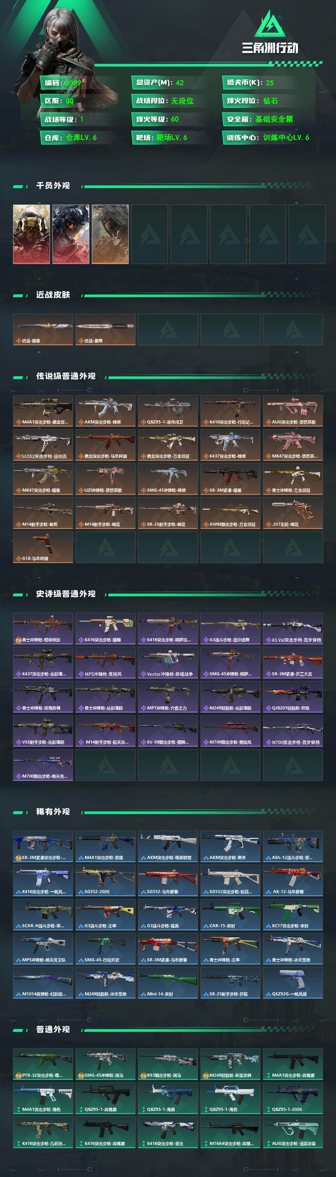 SJZCMW4109972三角洲行动账号详情图2