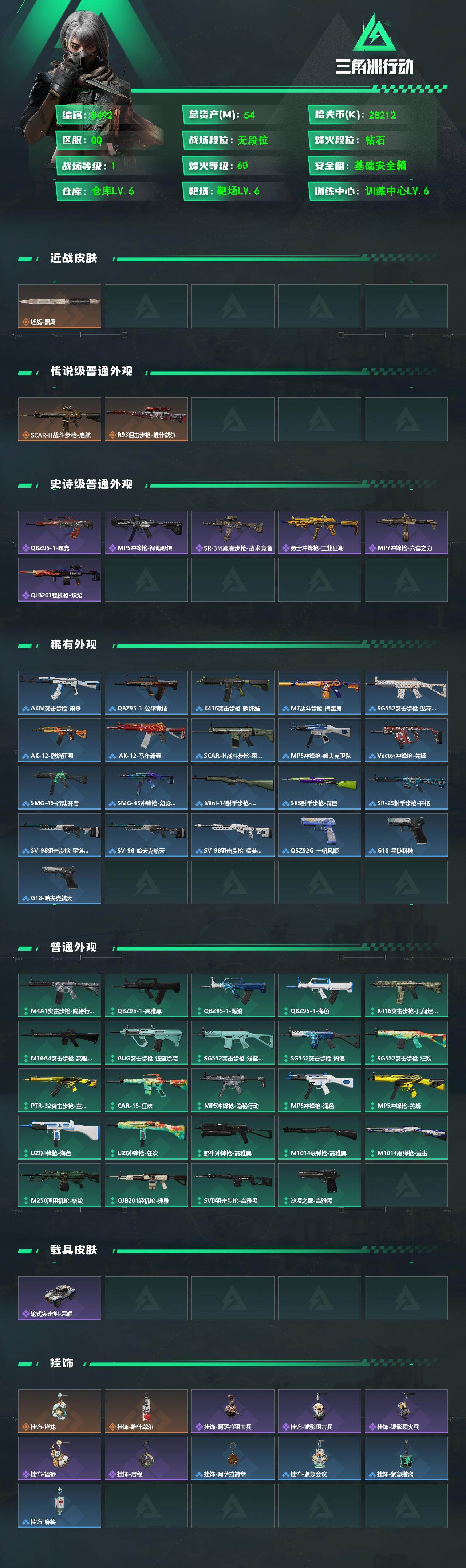 SJZCMW4109801三角洲行动账号详情图2