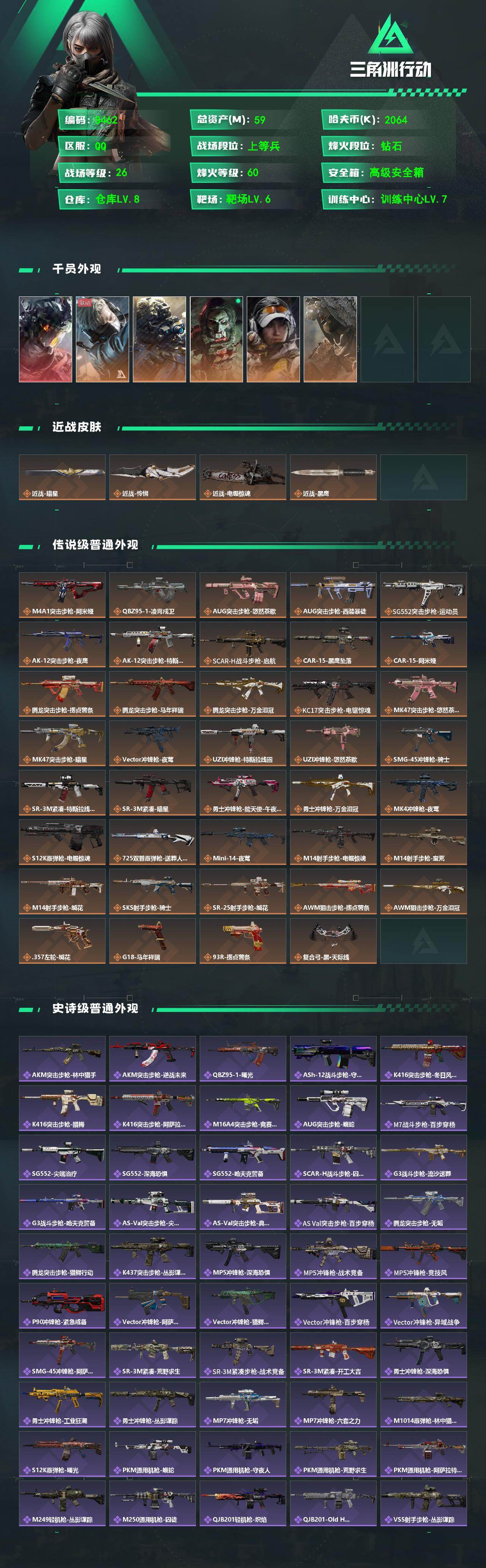 SJZCMW4110081三角洲行动账号详情图2