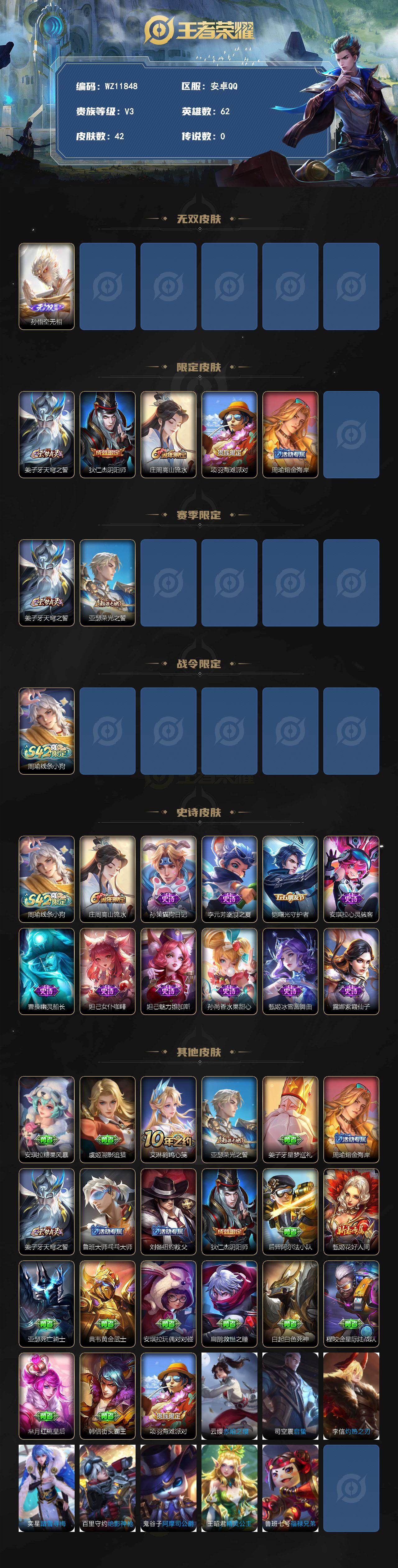 WZCMW4340846王者荣耀账号详情图2