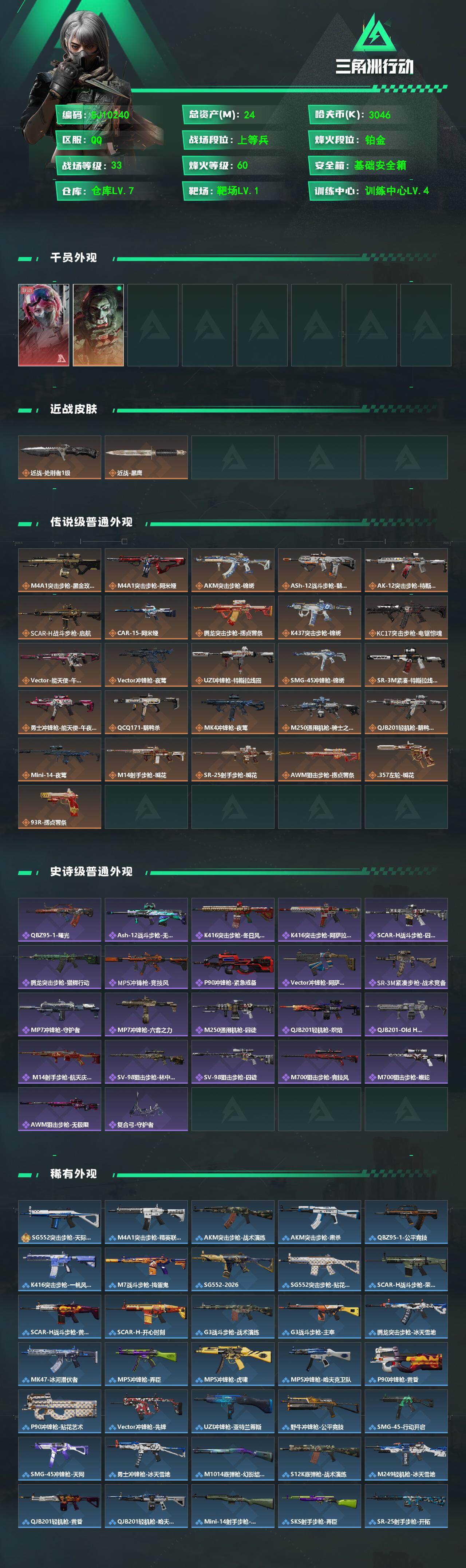 SJZEY4102820三角洲行动账号详情图2