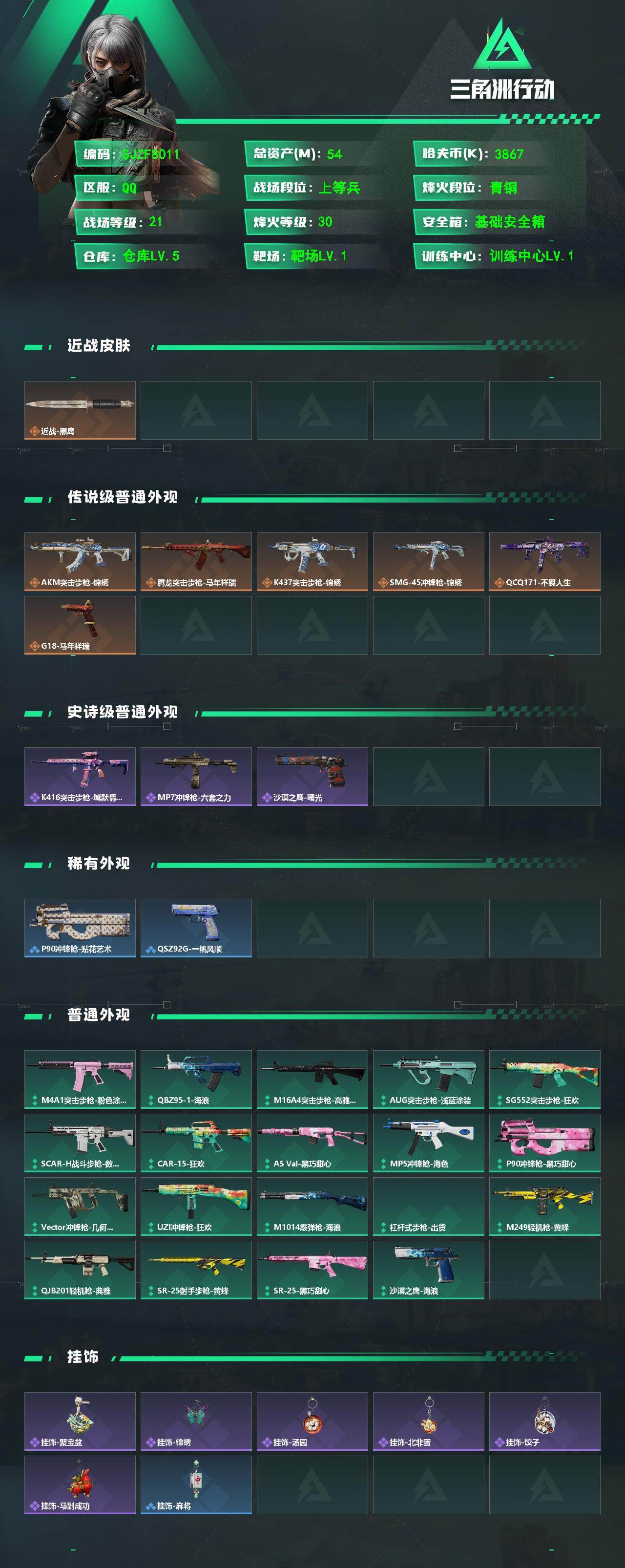 SJZEY4102878三角洲行动账号详情图2