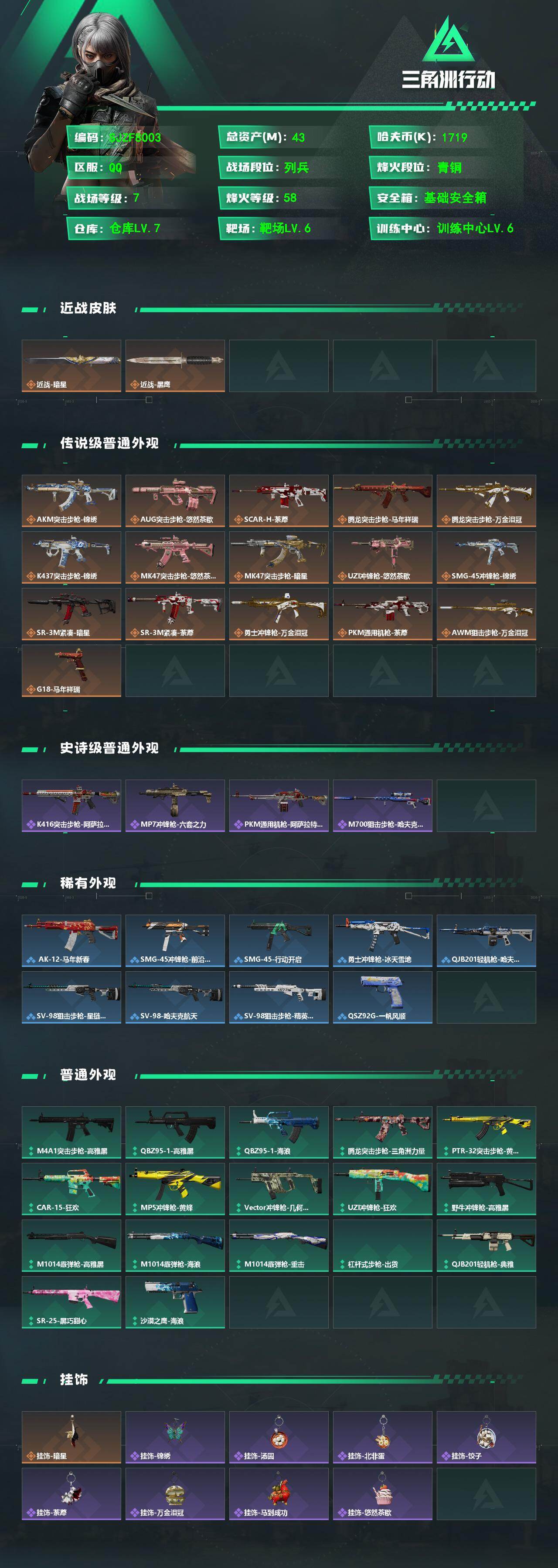 SJZEY4102883三角洲行动账号详情图2