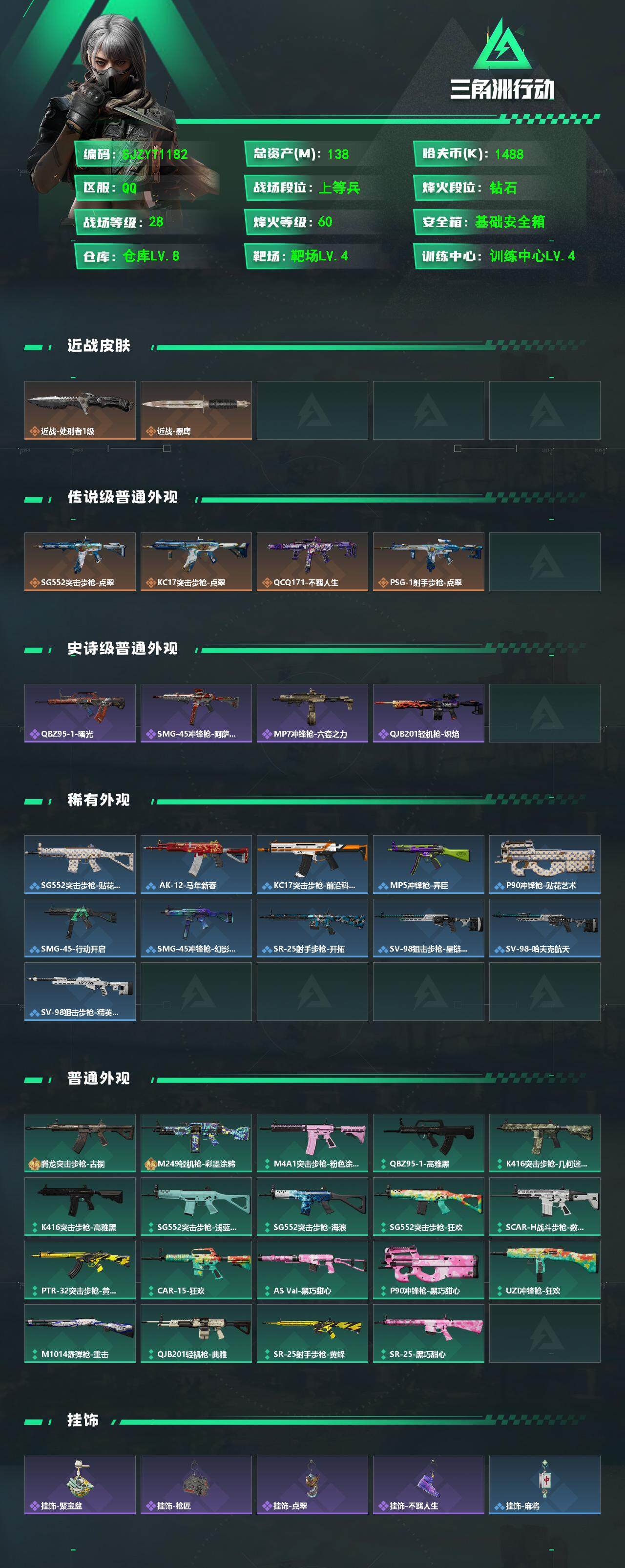 SJZEY4103220三角洲行动账号详情图2