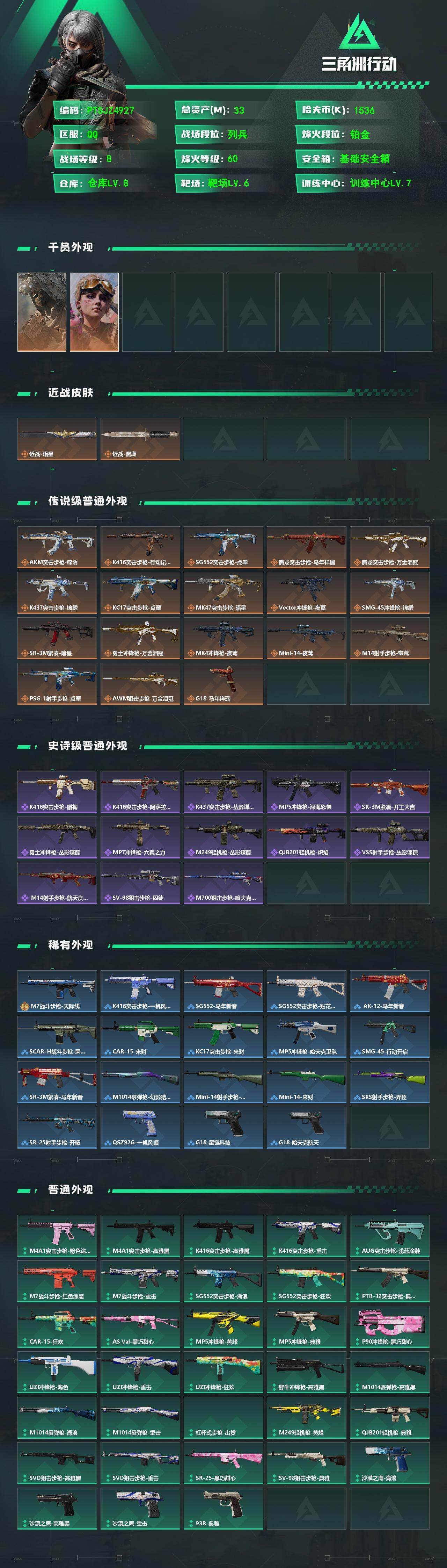 SJZQM4102900三角洲行动账号详情图3