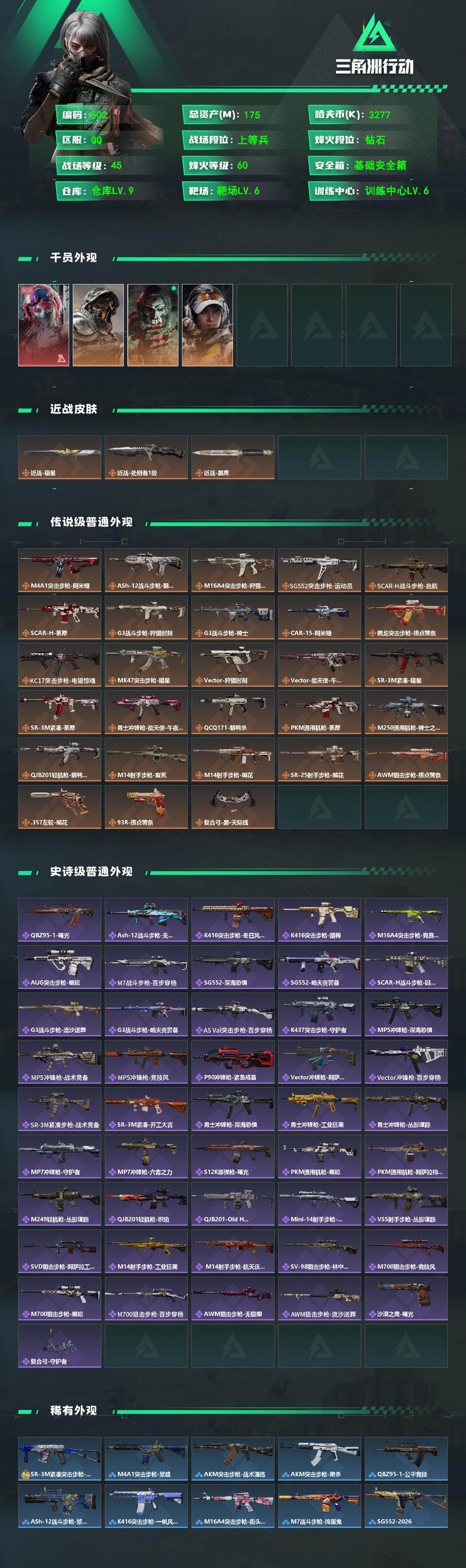 SJZQM4109488三角洲行动账号详情图3