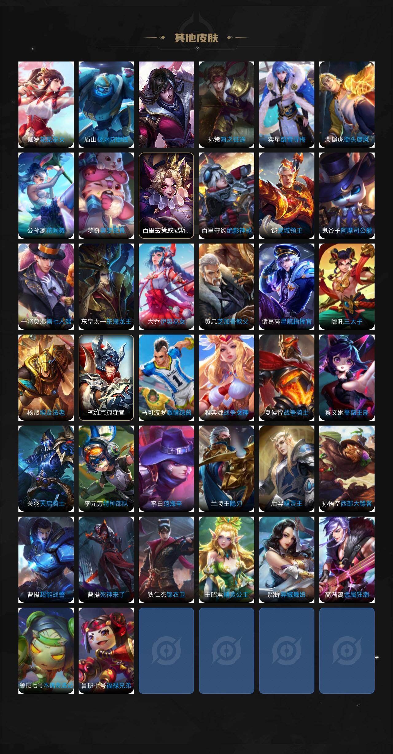 WZLX4322534王者荣耀账号详情图4