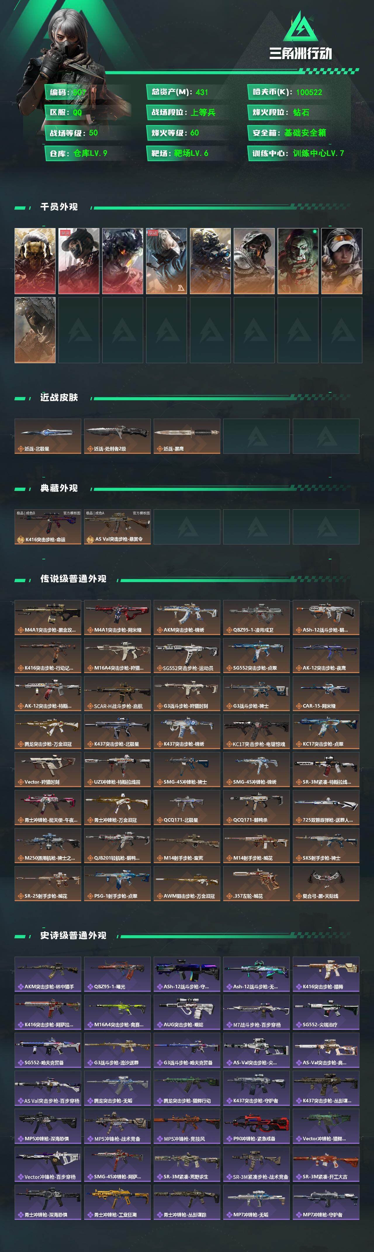 SJZQM4109828三角洲行动账号详情图3