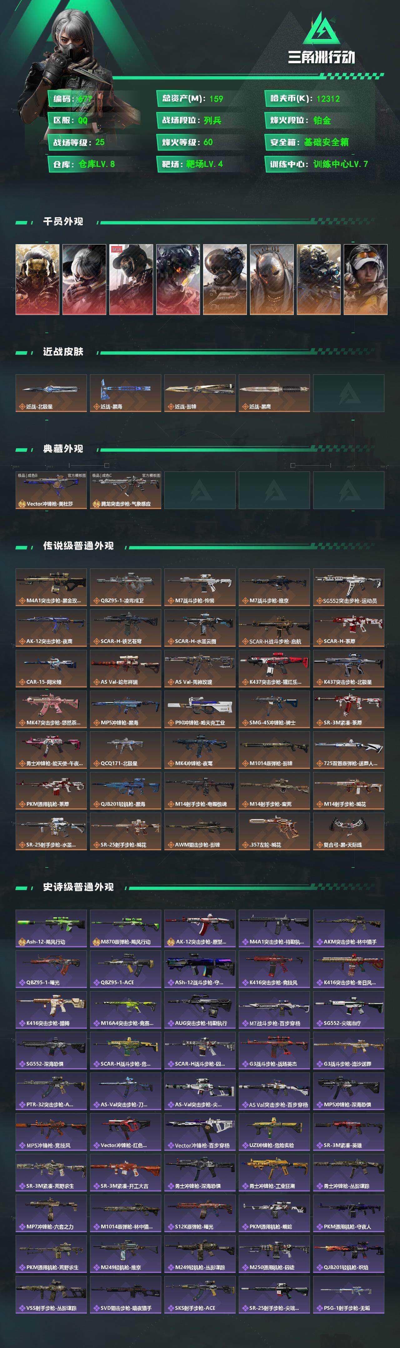 SJZQM4109349三角洲行动账号详情图3