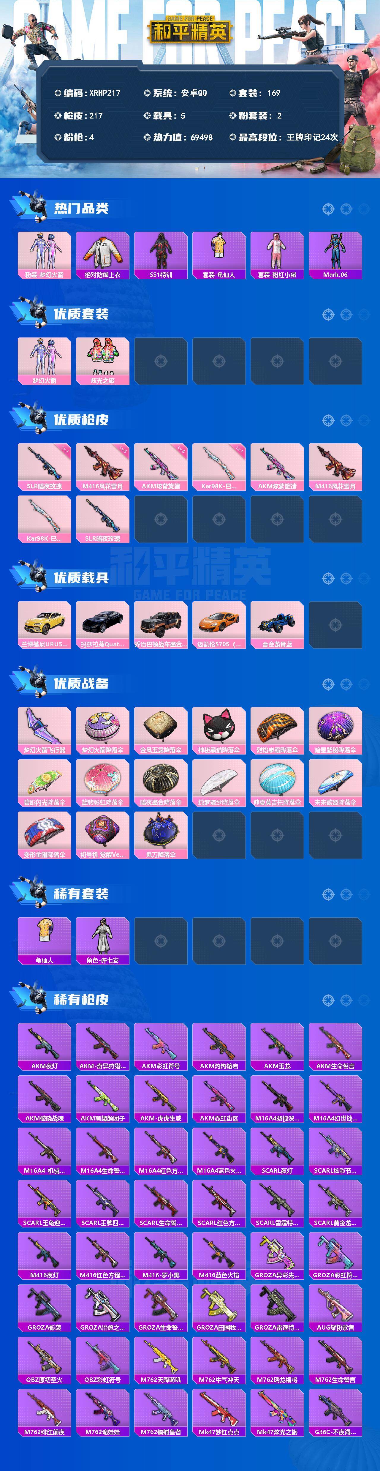 HPJM4188246和平精英账号详情图2