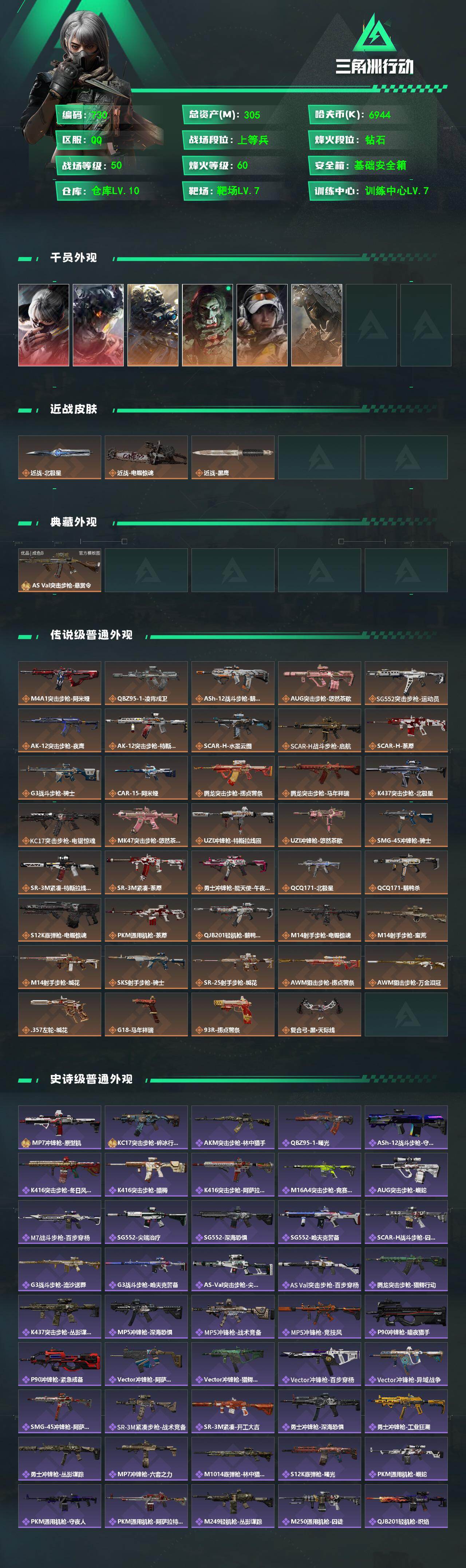 SJZQM4109179三角洲行动账号详情图3