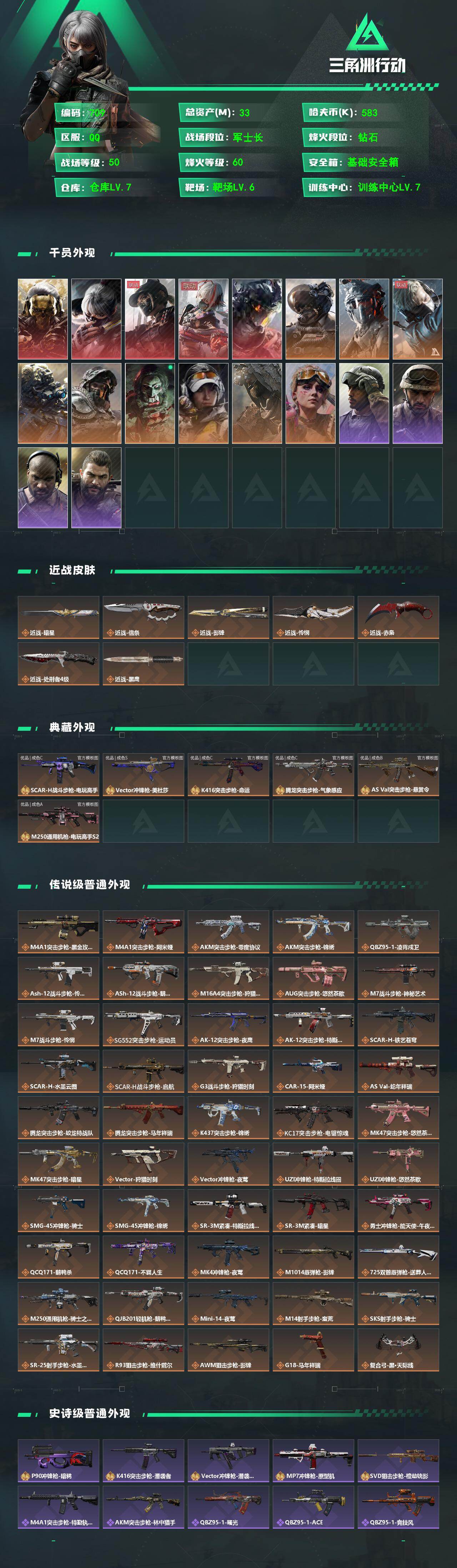 SJZQM4109939三角洲行动账号详情图3