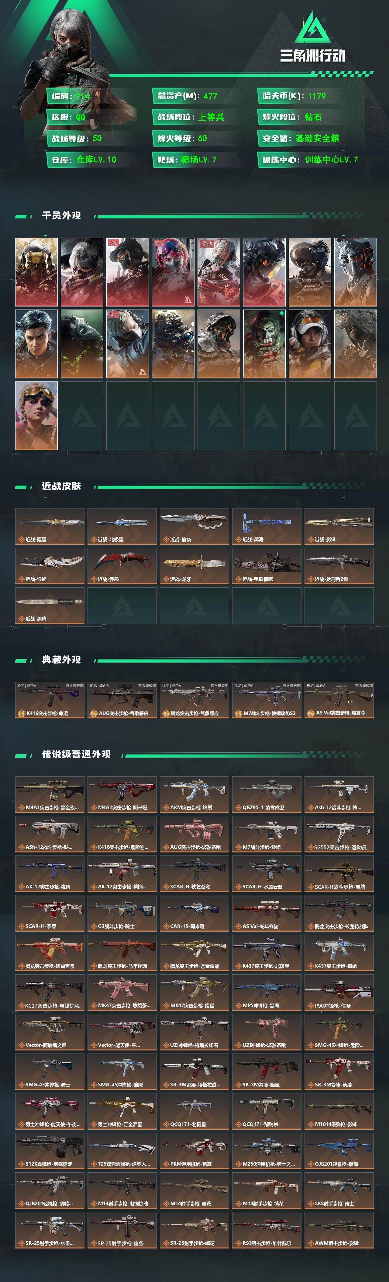 SJZQM4109979三角洲行动账号详情图3