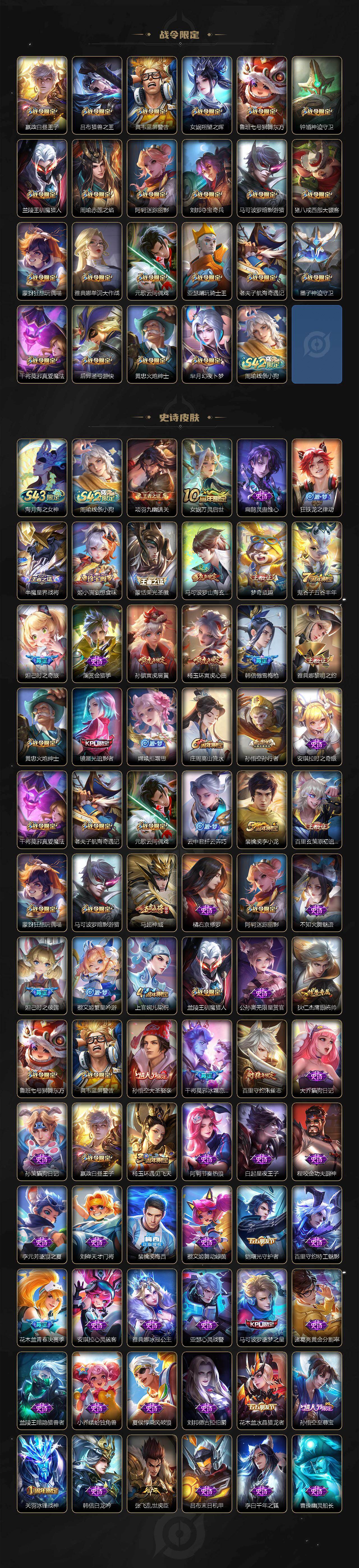 WZLX4327305王者荣耀账号详情图4