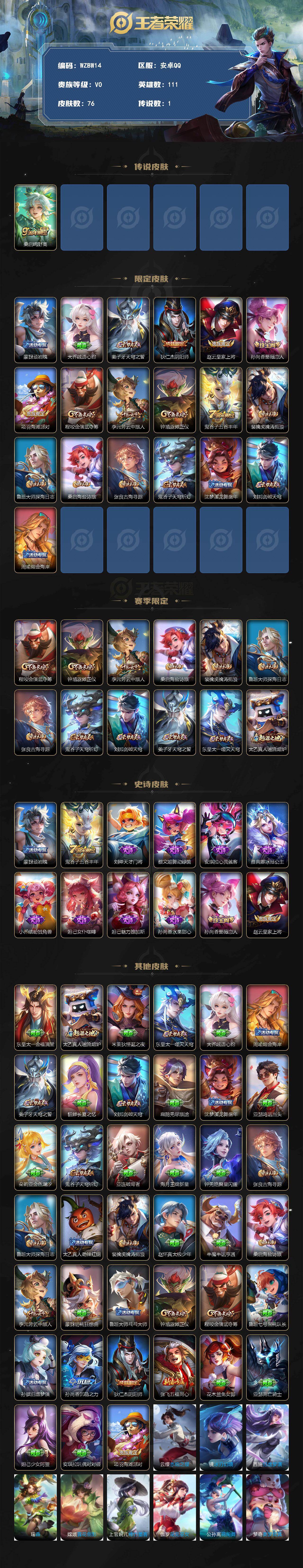 WZEY4326647王者荣耀账号详情图2