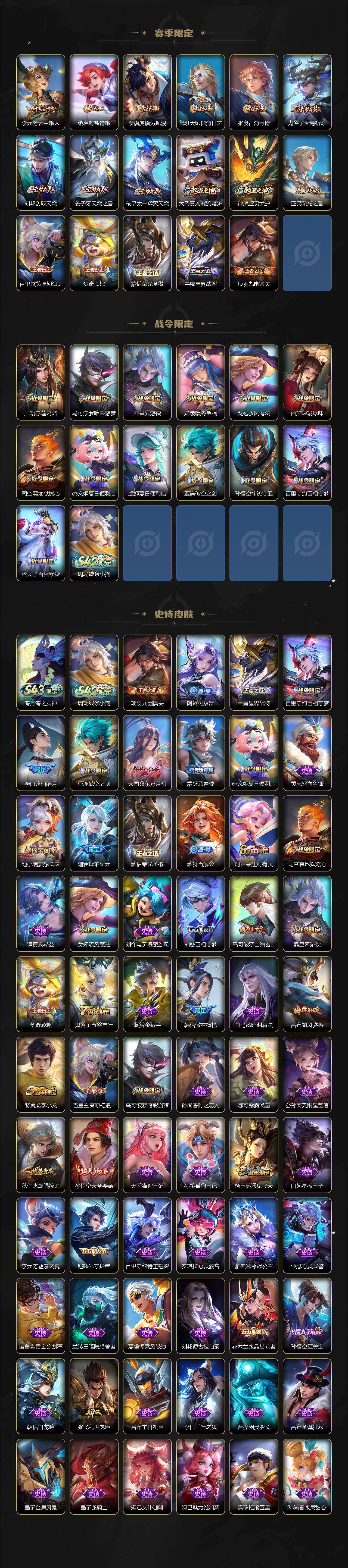 WZLX4327471王者荣耀账号详情图3