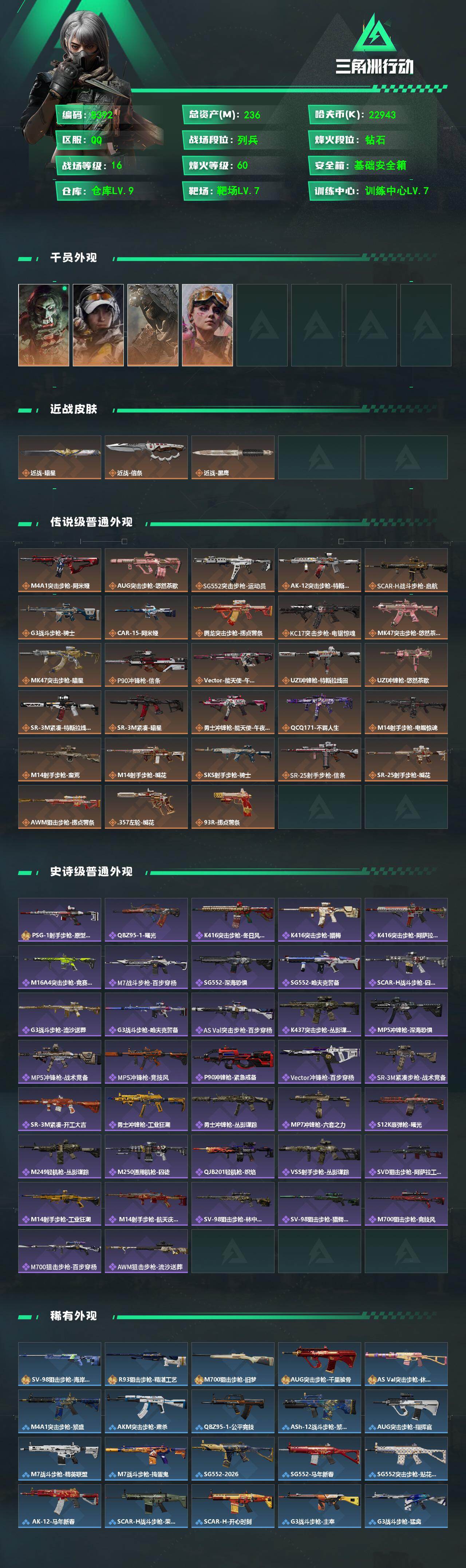 SJZCMW4113690三角洲行动账号详情图2