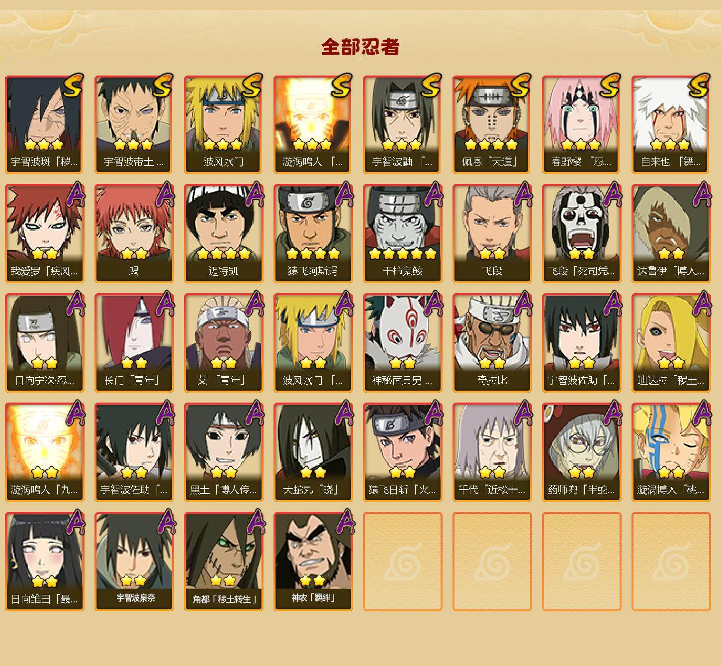 HYEY432564火影忍者账号详情图2