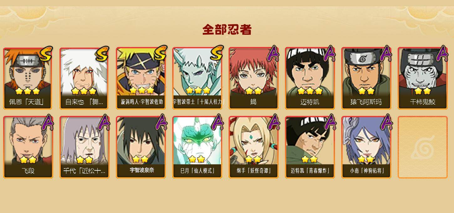 HYEY432877火影忍者账号详情图2