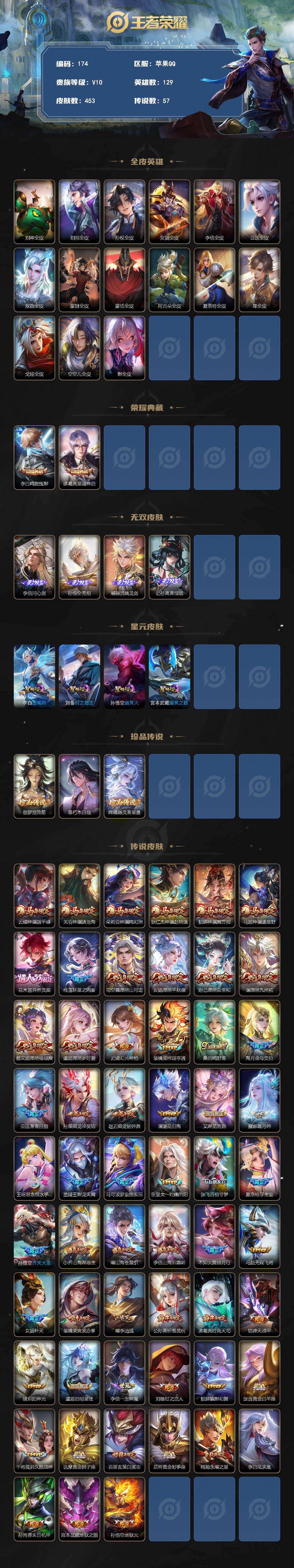 WZQYYX4331794王者荣耀账号详情图2