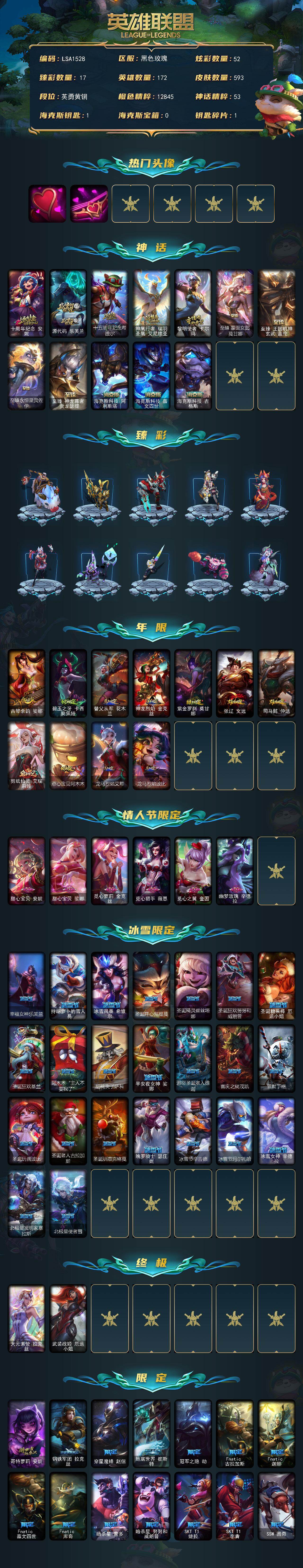 LOLEY429972英雄联盟账号详情图2