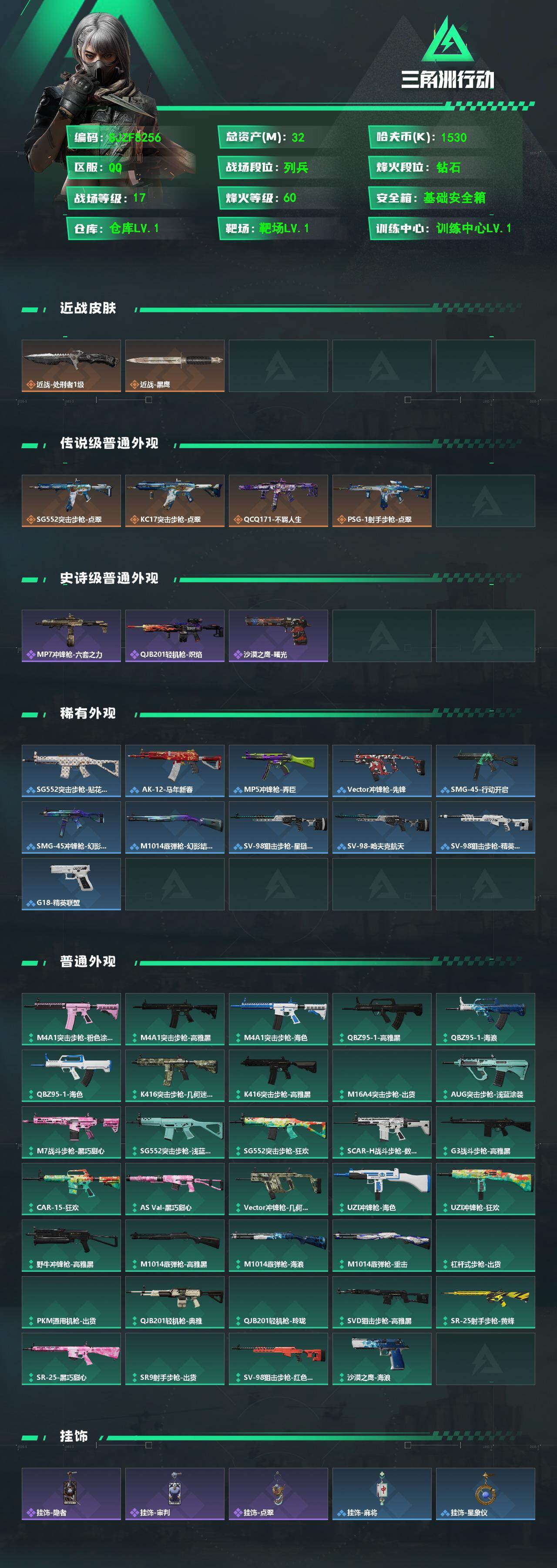 SJZEY4106874三角洲行动账号详情图2