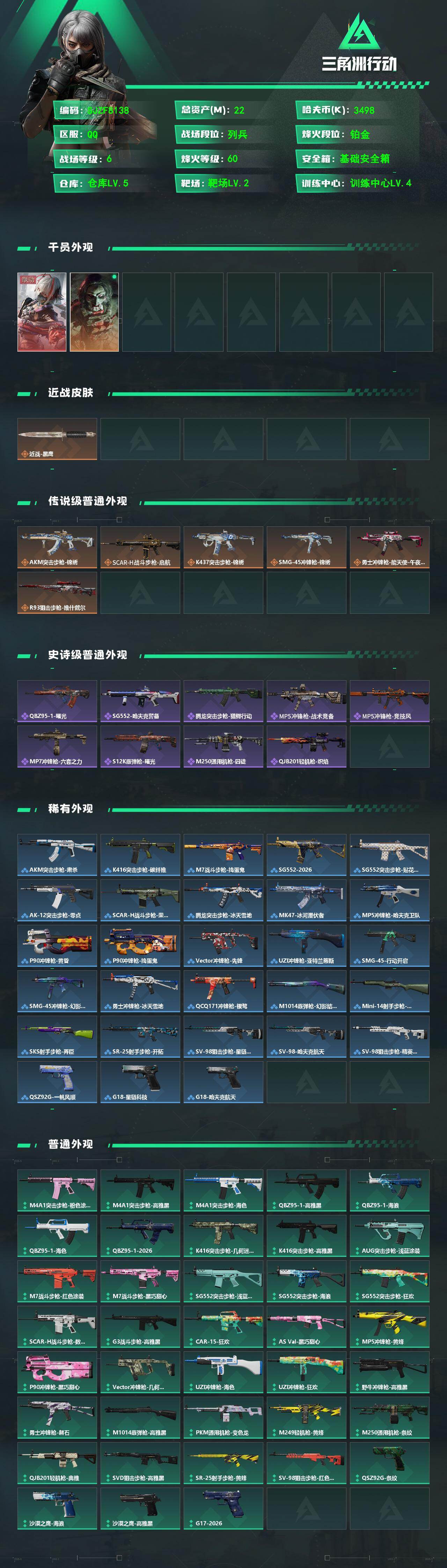 SJZEY4105342三角洲行动账号详情图2