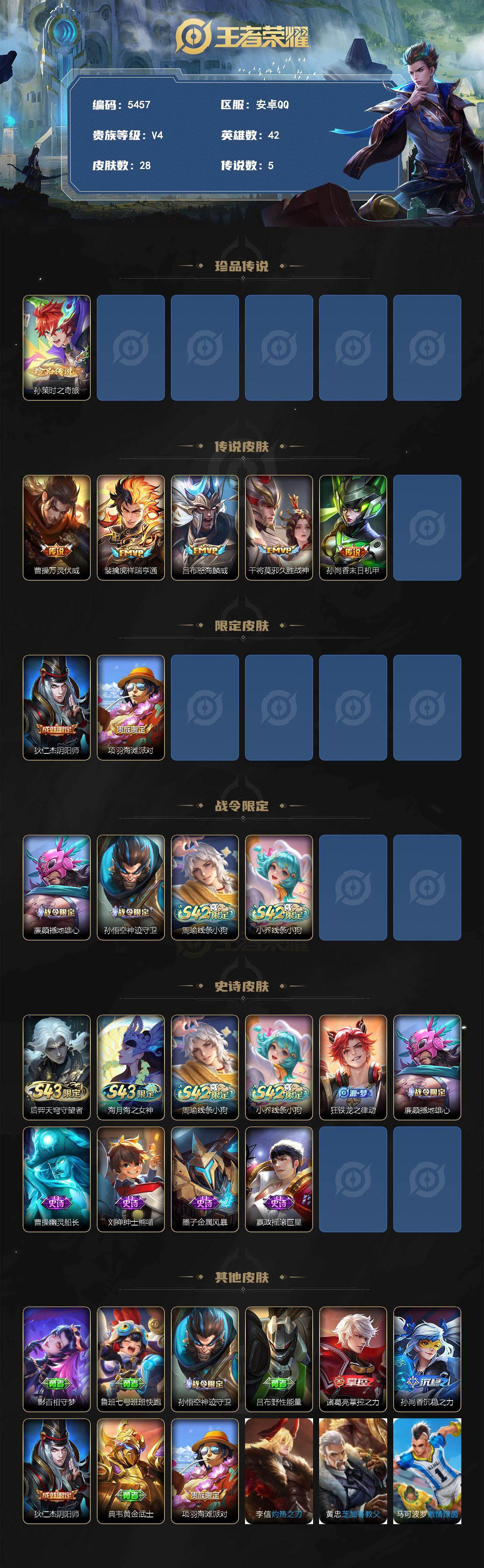 WZJZ4337728王者荣耀账号详情图2