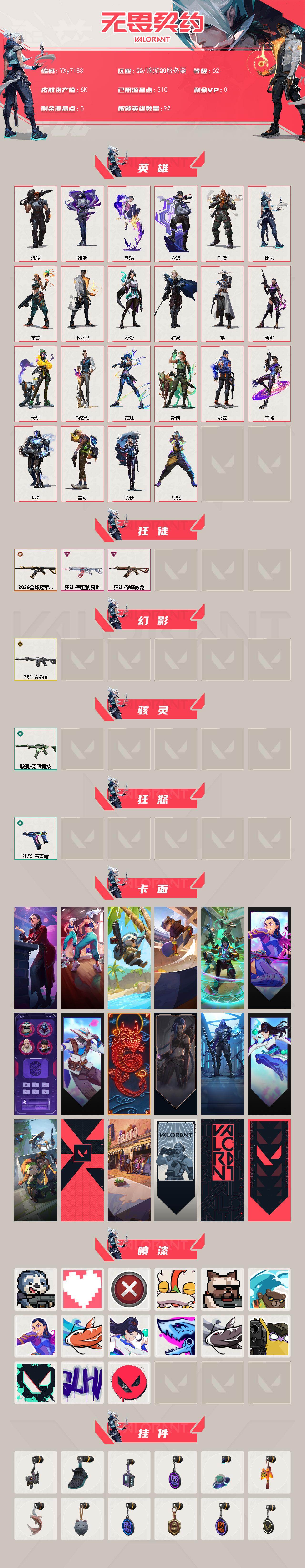 WWQLX435717无畏契约账号详情图2