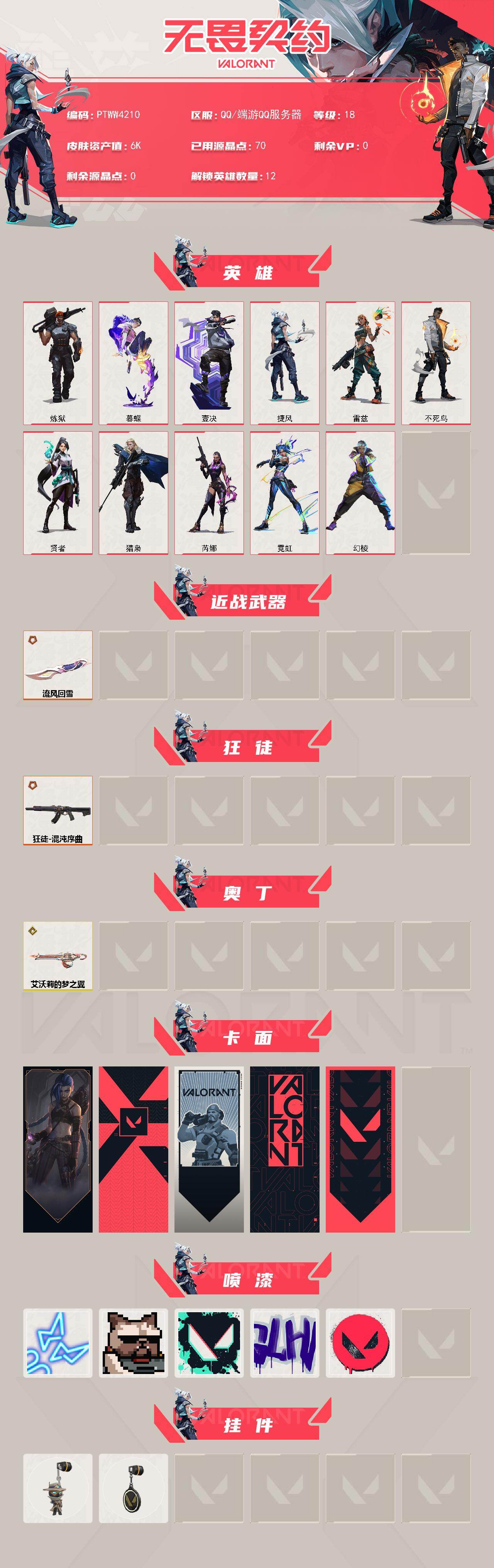 WWQQM434801无畏契约账号详情图3 WWQQM434801无畏契约账号详情图3