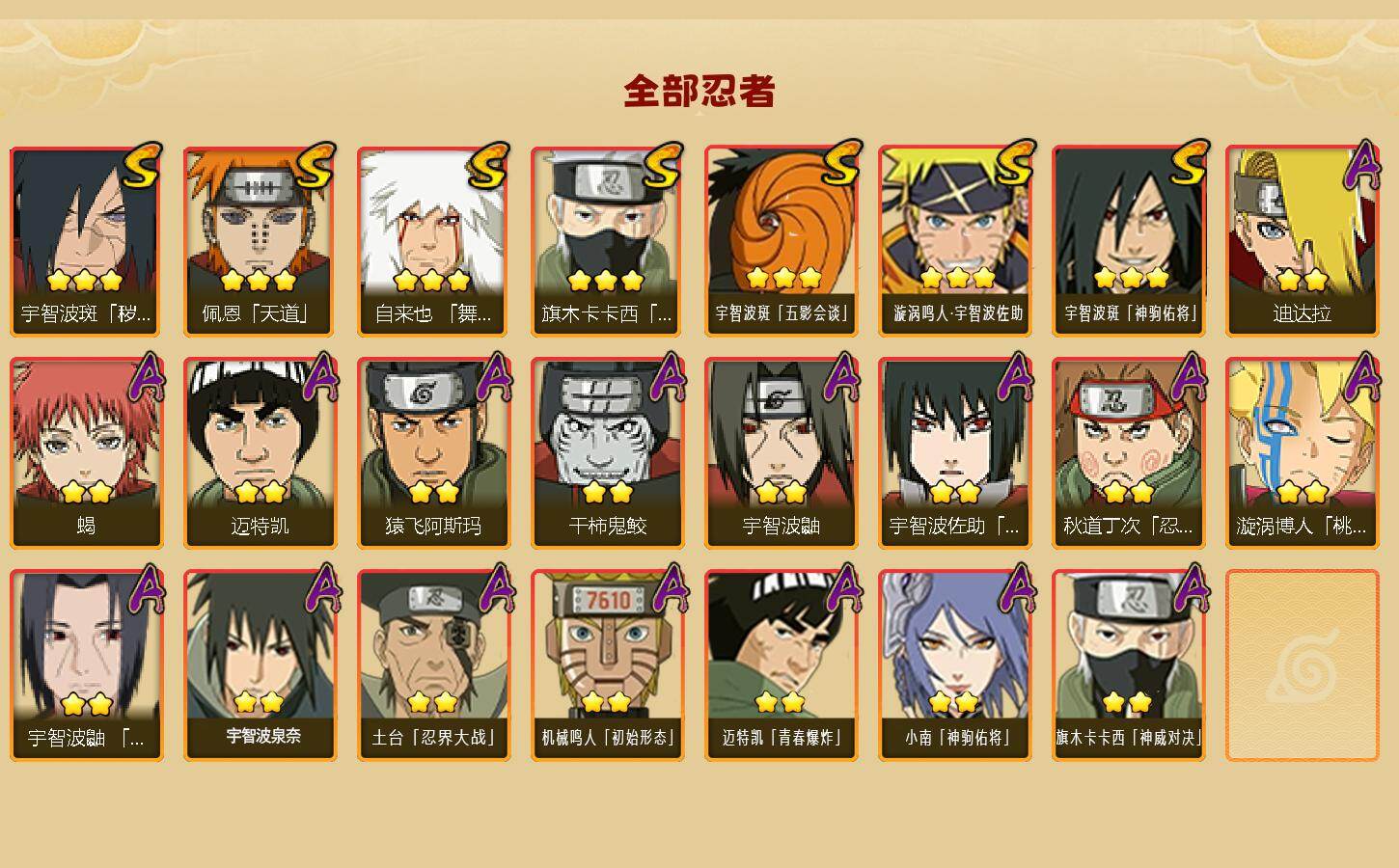 HYEY432514火影忍者账号详情图2